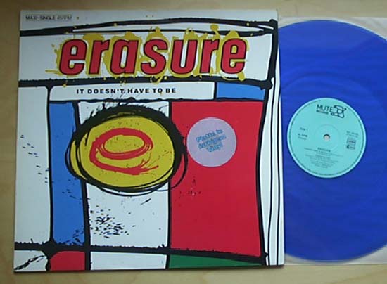 Erasure - It Doesn't Have To Be (blue - German)