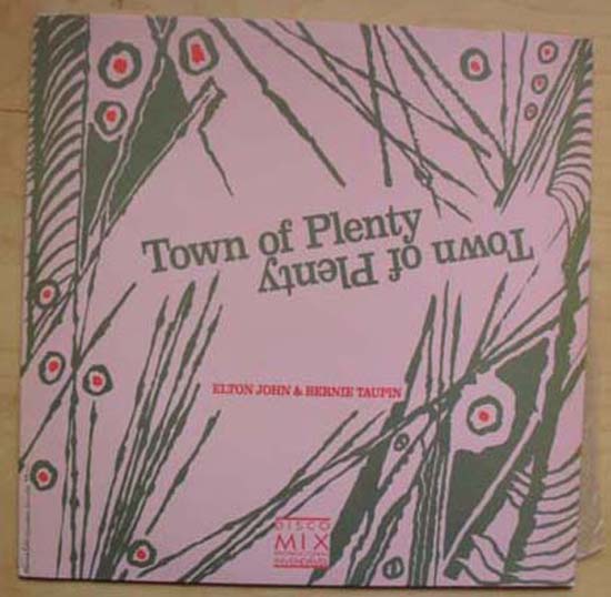 ELTON JOHN - Town Of Plenty Single