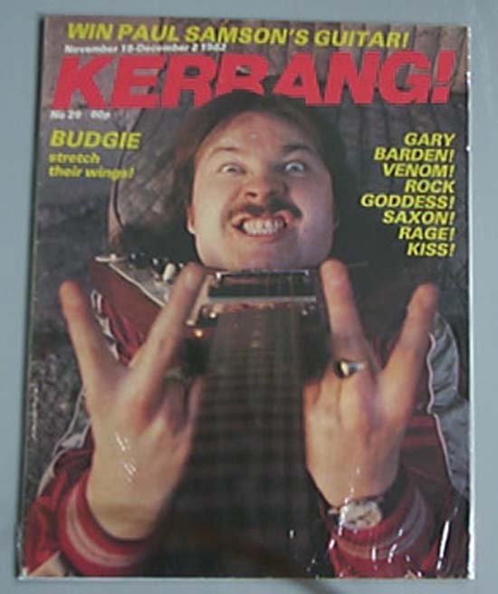 Kerrang Magazine 1982 listings