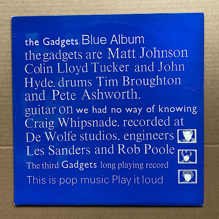 GADGETS - BLUE ALBUM