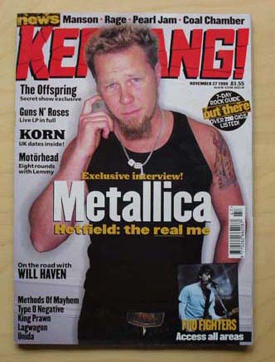 METALLICA - Kerrang No.778