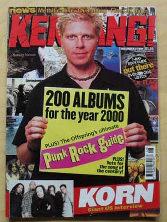 Offspring Kerrang No.779 MAGAZINE