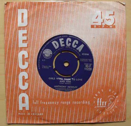 ANTHONY NEWLEY - GIRLS WERE MADE TO LOVE AND KISS