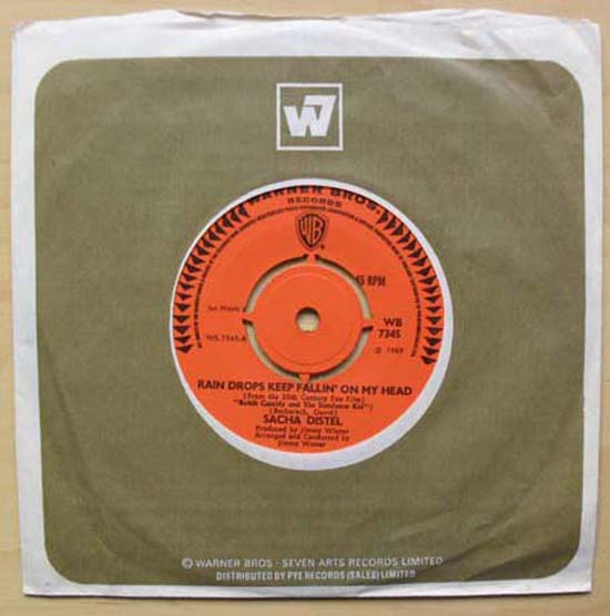 SACHA DISTEL - RAINDROPS KEEP FALLING ON MY HEAD