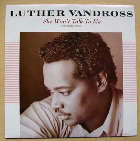 LUTHER VANDROSS - She Won't Talk To Me LP