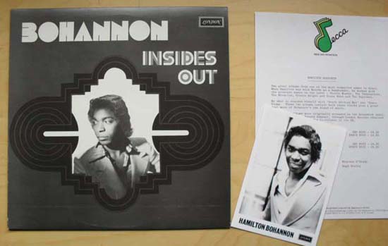 Hamilton Bohannon Insides+Out LP