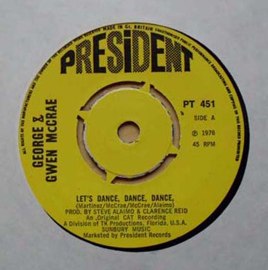 GEORGE & GWEN MCCRAE - Let's Dance Dance Dance
