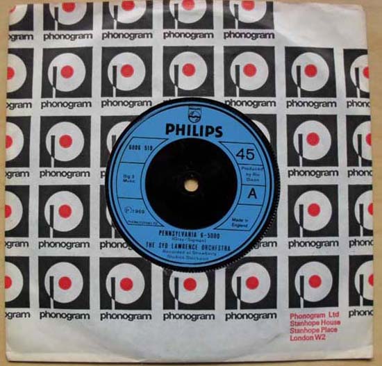 Syd Lawrence Orchestra Pennsylvania+6-5000 7''