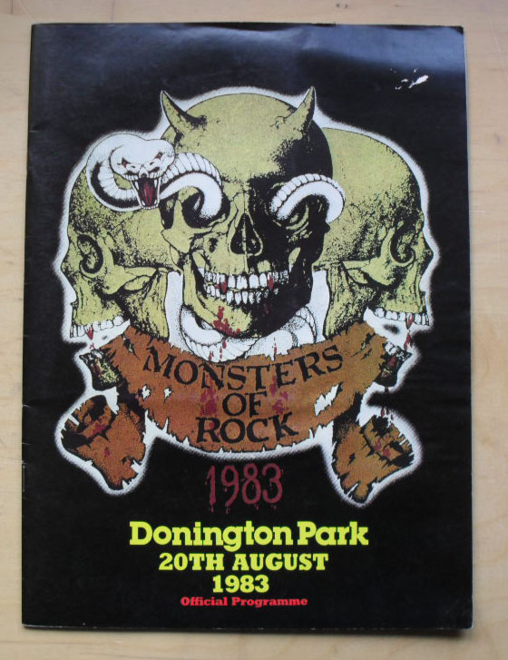 Whitesnake Monsters Of Rock 1983 PROGRAMME