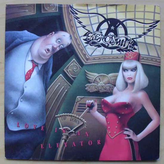 AEROSMITH - Love In An Elevator LP