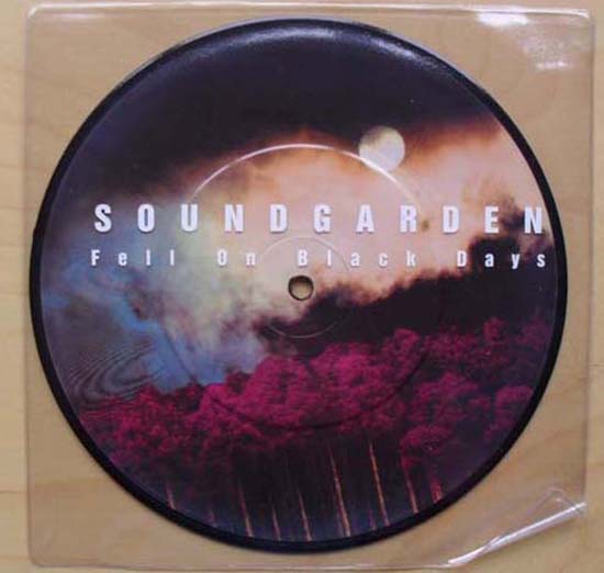 Soundgarden Fell+On+Black+Days 7'':PICDISC