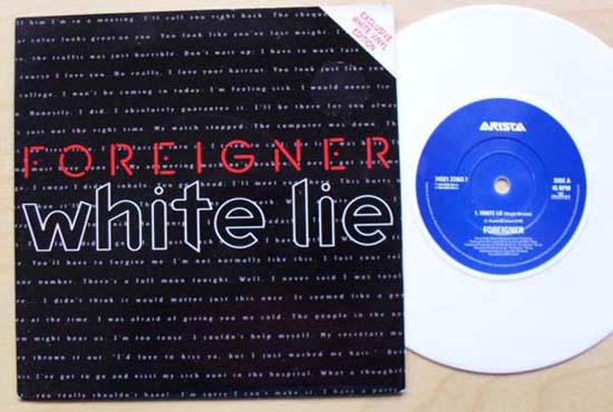 Foreigner White+Lie 7''