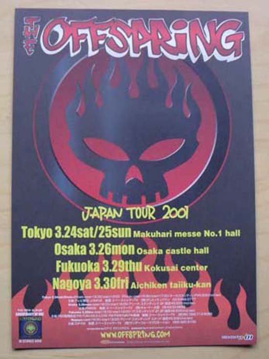 OFFSPRING - JAPAN TOUR 2001