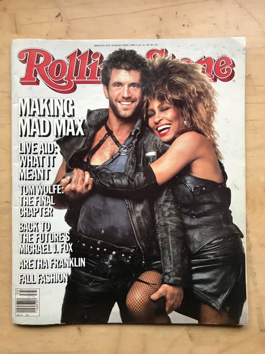 TINA TURNER/MEL GIBSON - Rolling Stone No.455