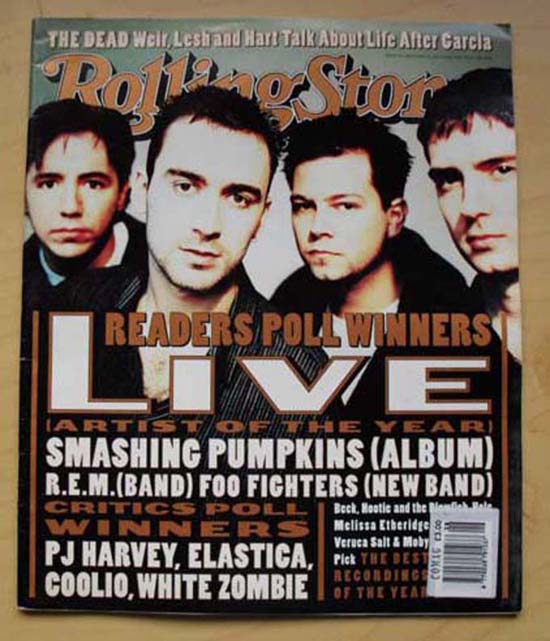 Live Rolling Stone No.726 MAGAZINE