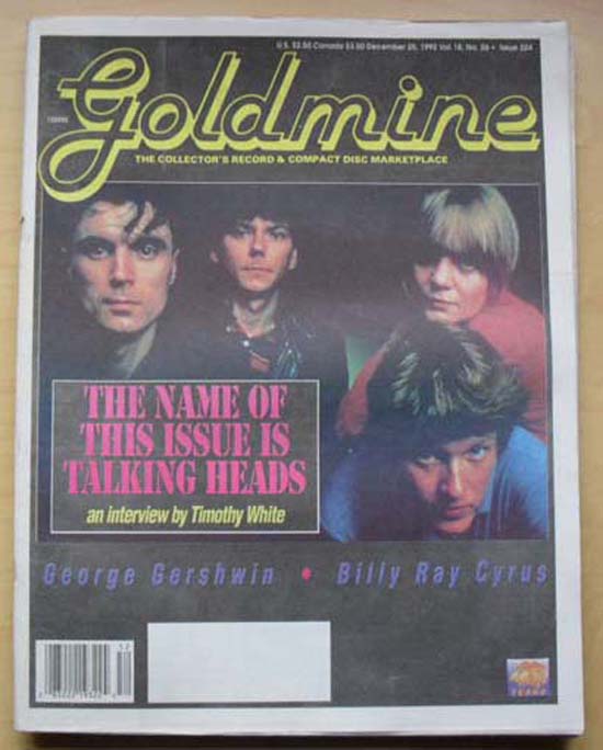 TALKING HEADS - Goldmine