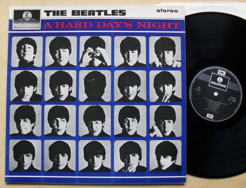 Beatles A+Hard+Days+Night LP