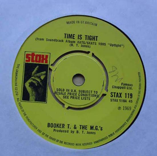 Booker T. And The Mgs Time+Is+Tight 7''
