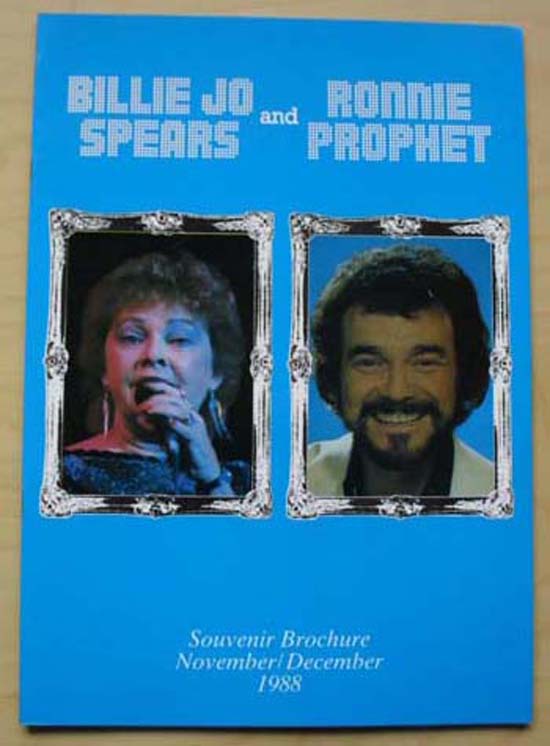 BILLIE JO SPEARS/RONNIE PROPHET - NOVEMBER/DECEMBER 1988