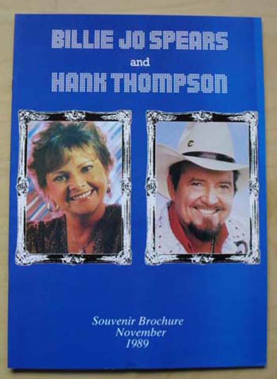 BILLIE JO SPEARS/HANK THOMPSON - Nov-89