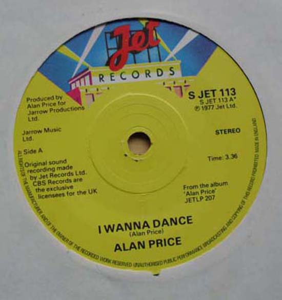 ALAN PRICE - I WANNA DANCE