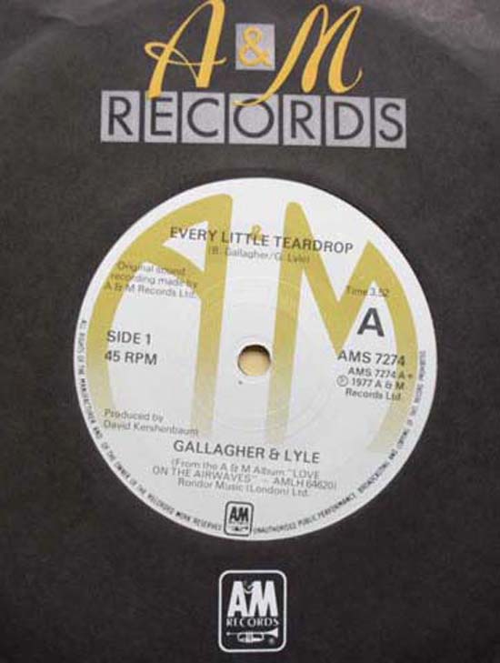 GALLAGHER & LYLE - EVERY LITLE TEARDROP