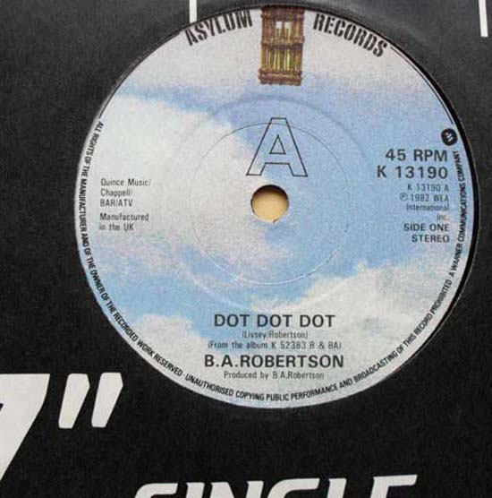 B.A. ROBERTSON - DOT DOT DOT