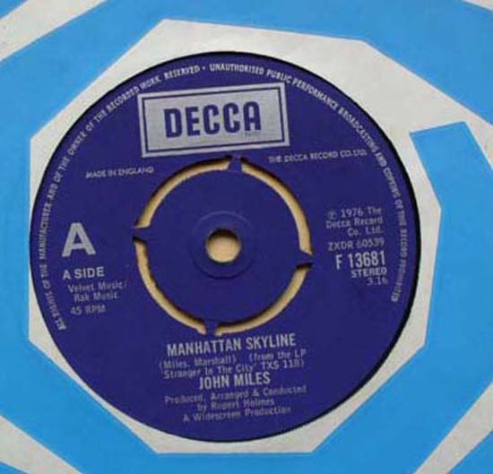 John Miles Manhattan+Skyline 7''