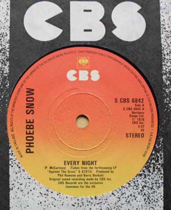 PHOEBE SNOW - Every Night
