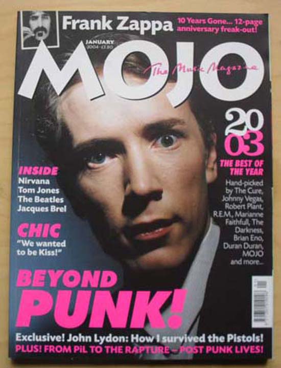 John Lydon Mojo #122 MAGAZINE