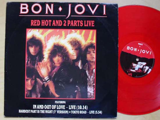 Bon Jovi Red+Hot+And+2+Parts+Live 12''