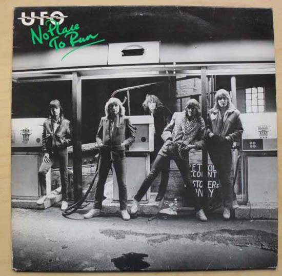 UFO - No Place To Run (green Print)