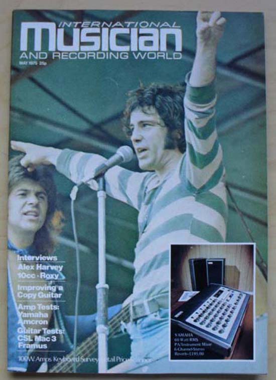 ALEX HARVEY - INTERNATIONAL MUSICIAN