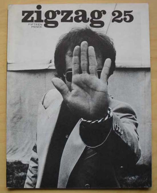 Elton John Zig Zag No.25 MAGAZINE