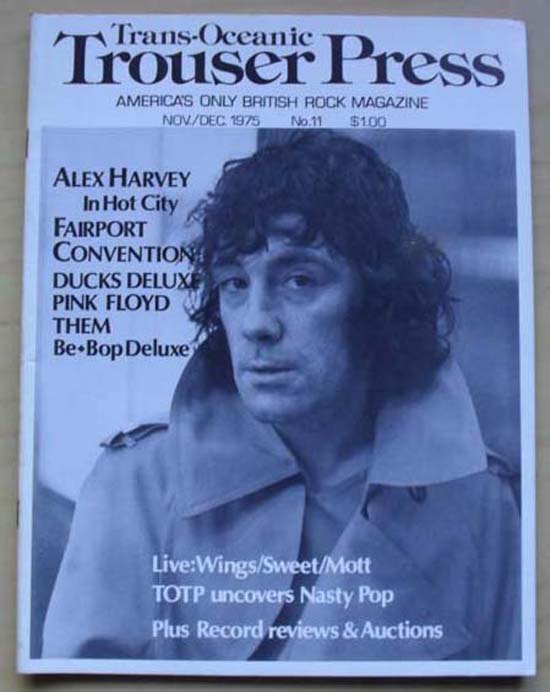 ALEX HARVEY - TROUSER PRESS 11