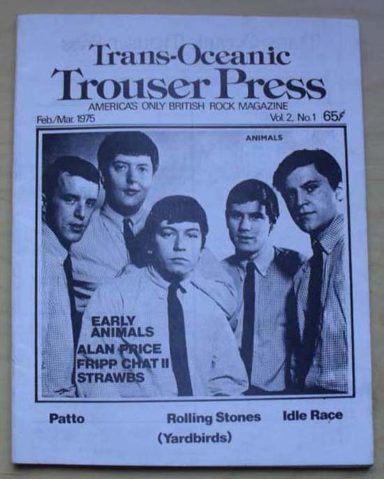 ANIMALS - TROUSER PRESS 7