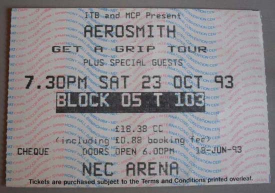 Birmingham Nec - AEROSMITH