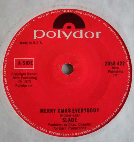 SLADE - Merry Xmas Everybody Single