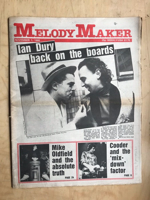IAN DURY - MELODY MAKER