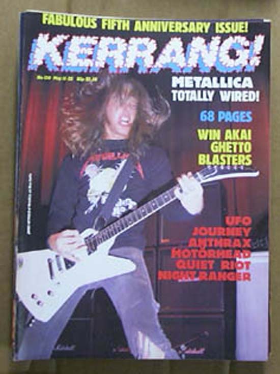 METALLICA - Kerrang No.120
