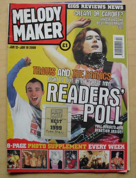 Manic Street Preachers Melody+Maker MAGAZINE