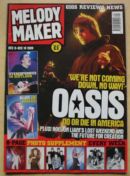 OASIS - MELODY MAKER