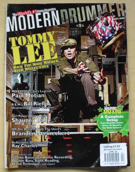 Motley Crue Modern Drumer MAGAZINE