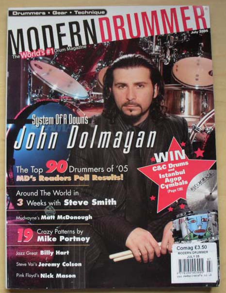 System Of A Down Modern Drumer MAGAZINE