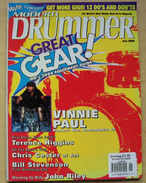 PANTERA - MODERN DRUMMER
