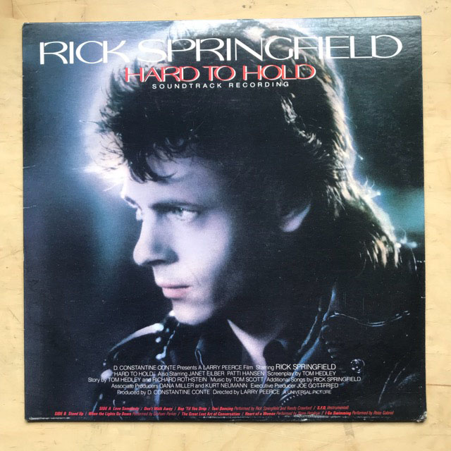RICK SPRINGFIELD - Hard To Hold LP - 4501