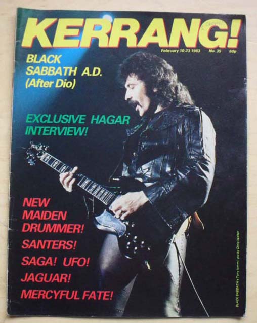 BLACK SABBATH - Kerrang No.35