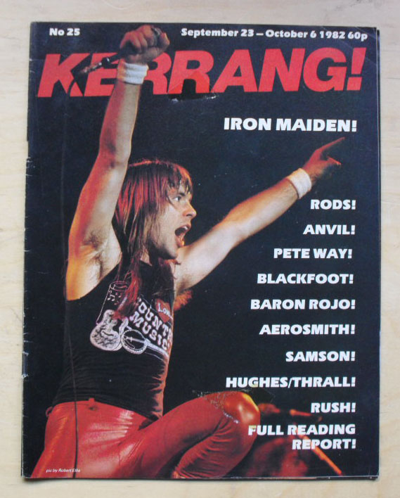 Iron Maiden Kerrang No.25 MAGAZINE