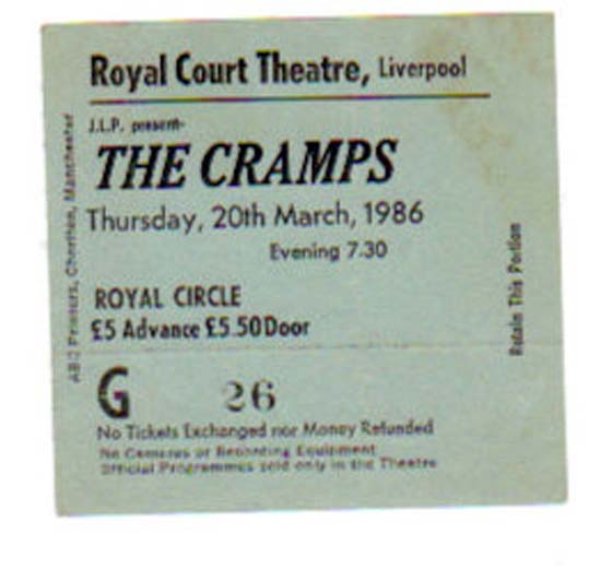 CRAMPS - Liverpool Royal Court
