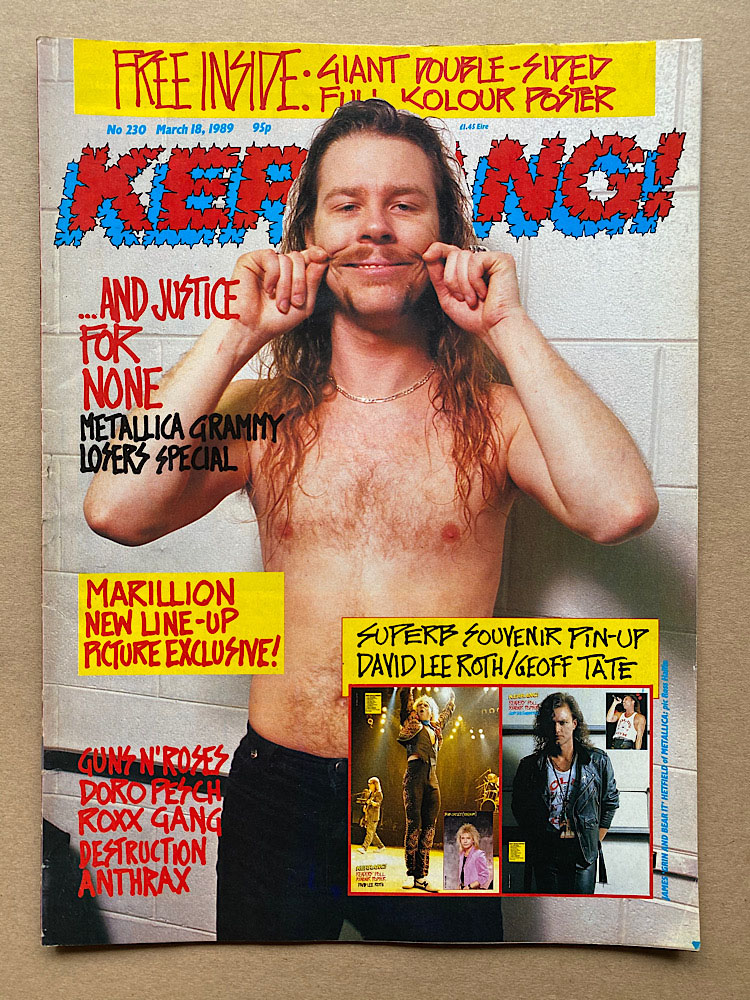 METALLICA - Kerrang No.230